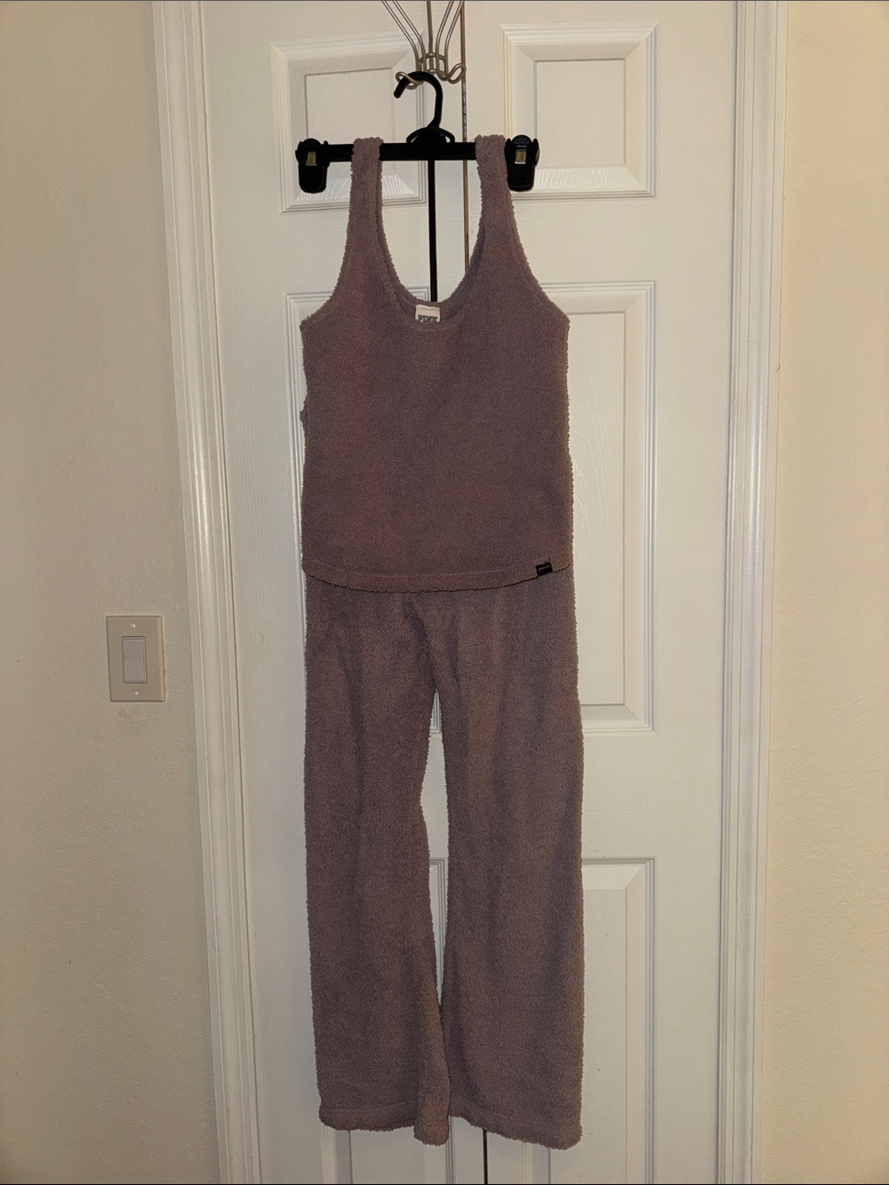 Victoria's Secret Terry Knit Tank and Lounge Pants - Mauve